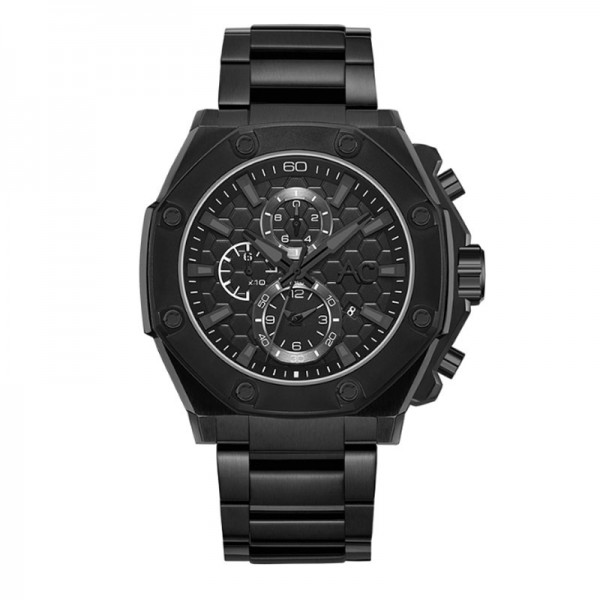 Alexandre Christie AC 9601 Full Black Steel MCBEPBA